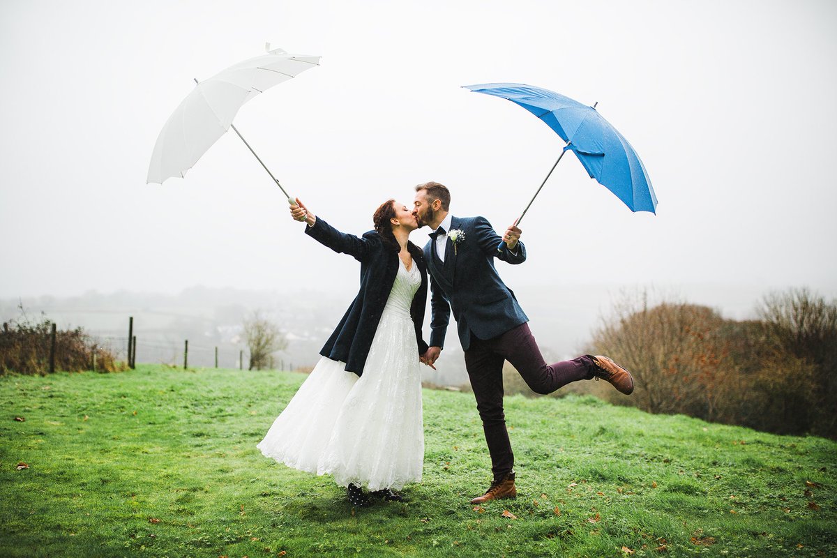 tobylowe's tweet photo. From last weekend's awesome wedding at the very lovely @thegreencornwal. Just a tad of rain, but all part of the fun https://t.co/Nw3gDJ08F0