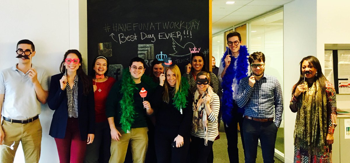 KRCResearch's tweet photo. Happy fun at work day! #HaveFunAtWorkDay https://t.co/UFLStKl6fT
