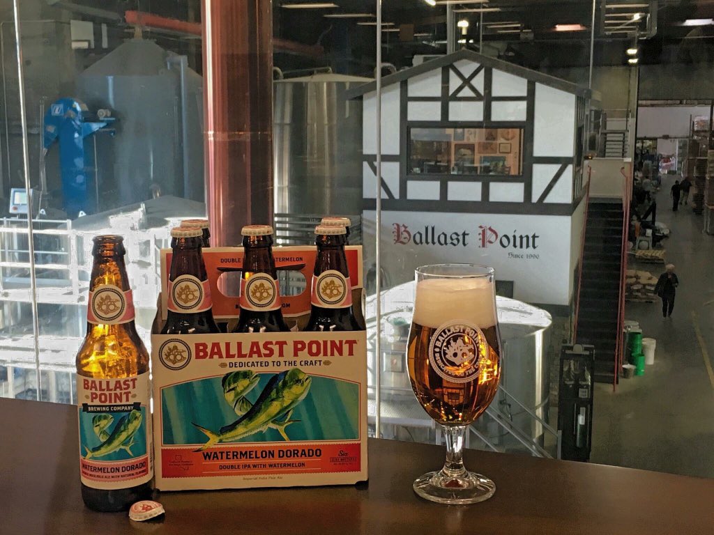 BallastPoint's tweet image. And right on the heels of Pineapple Sculpin we have Watermelon Dorado Double IPA...creeping across the great US of A