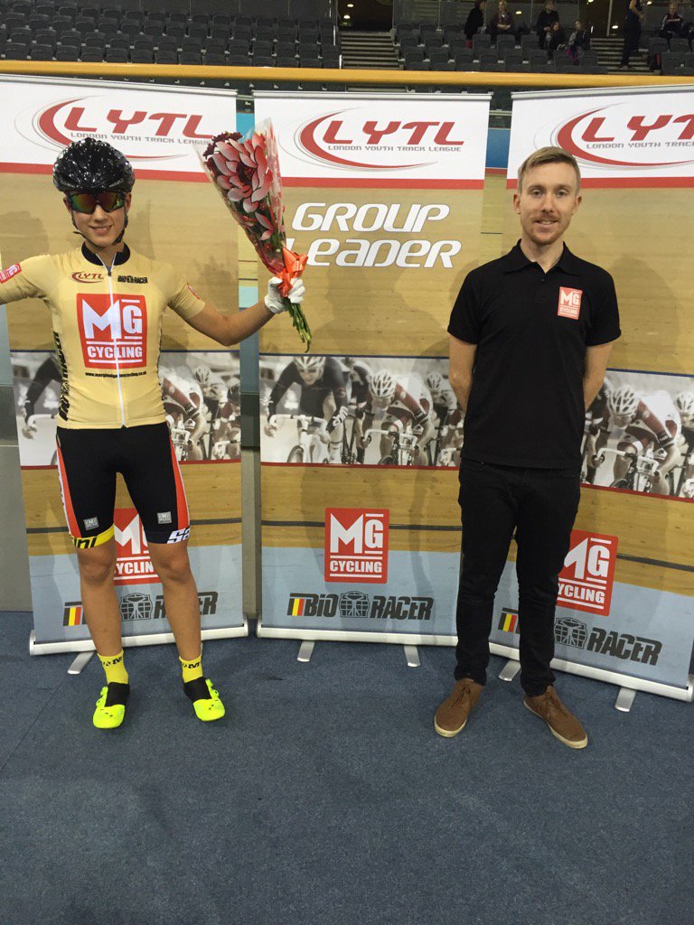 trackleague's tweet photo. Group 1 Gold Jersey Leader tonight is Ethan Vernon. Will he be on top of the standings after tonight?! https://t.co/h7qlXPoOhy