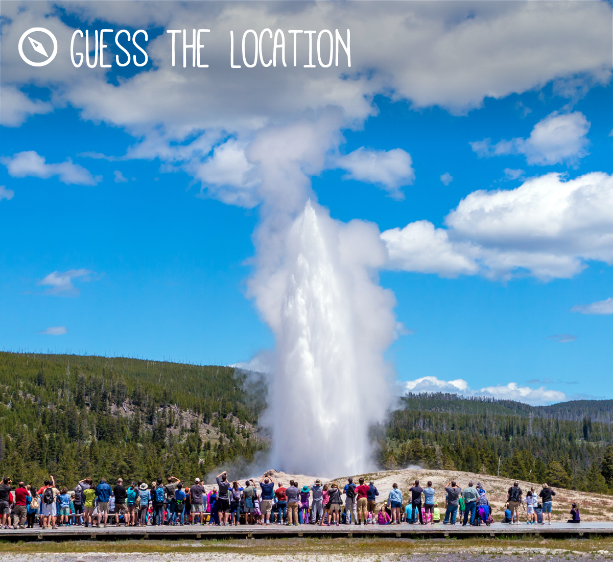 GoFindDiscover's tweet image. Can you guess this famous geyser located in Yellowstone National Park?