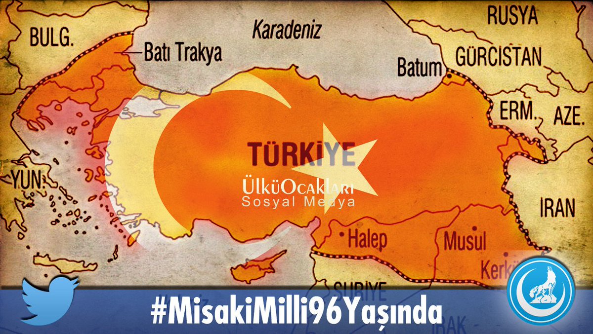 Milli Sınır, Milli Devlet, Üniter Yapı.
#MisakiMilli96Yaşında