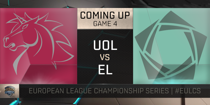 Up next:
The <a href="/UnicornsOfLove/">Unicorns of Love</a> vs. <a href="/Elementsgg/">Elements</a>! #UOLWIN #ELWIN #EULCS