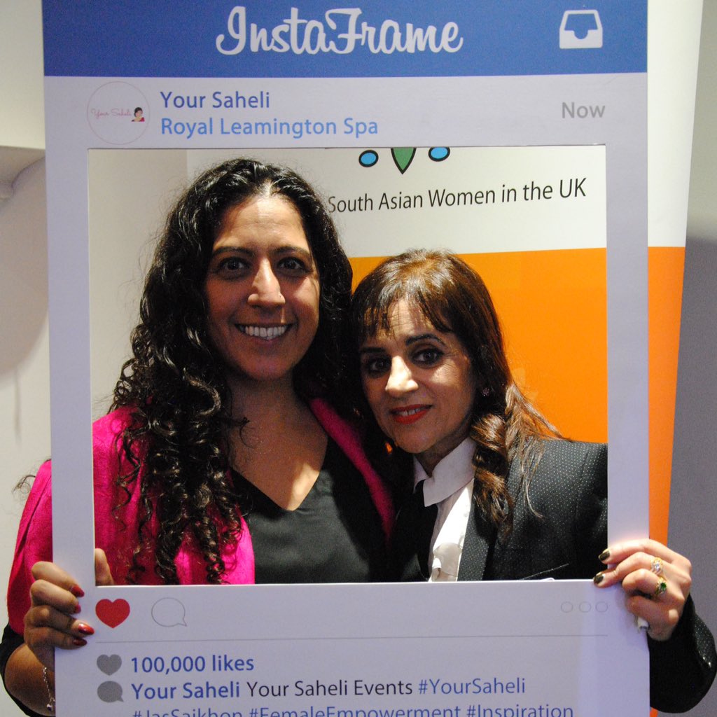 YourSaheli's tweet photo. The founder of Your Saheli Jas Saikhon with founder of @Sharan_Project Polly Harrar #YourSaheli #TheSharanProject https://t.co/VY6AFHp74R