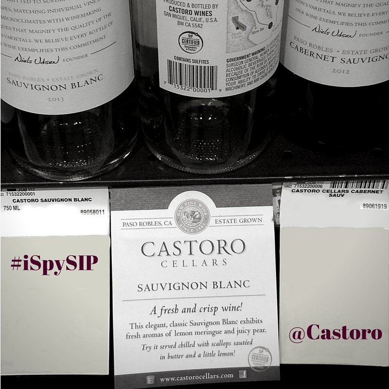 Helping you find sustainable wine #iSpySIP <a href="/castorocellars/">Castoro Cellars Vineyards & Winery</a> bit.ly/1UlanwR #3bl #SIPcertified