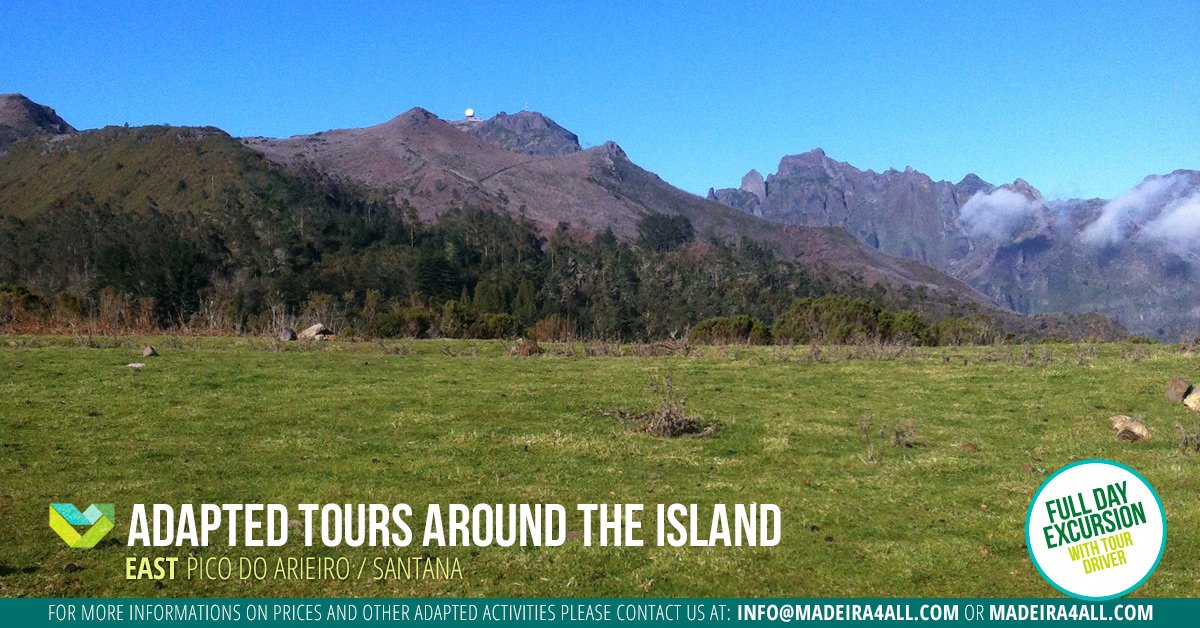 Discover #Madeira: Full-Day #Adapted Tour. madeira4all.com #Madeira4All #accessibletourism #tourismforall