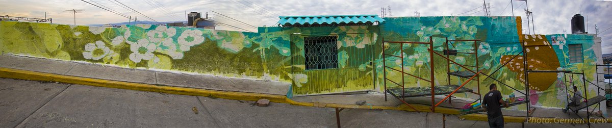 GermenMuralismo's tweet photo. Los murales internos día con día florecen dentro de la colonia, el color, el lenguaje del alma #muralismo #streetart https://t.co/zhd2PXoFQn