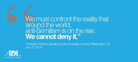 ADL's tweet photo. .@POTUS comments highlighting the threat of global anti-Semitism last night were remarkable https://t.co/zmfxDlecZE https://t.co/dW43fc0NUc