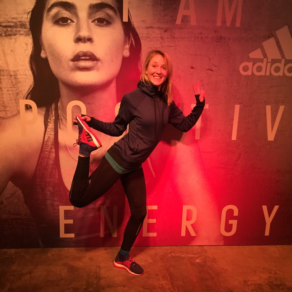 IreenvdAssem's tweet photo. The new Adidas #PureBOOSTX. Light, fancy and a perfect fit. I'm all in! Later meer @SPORTNEXT! #womenonly #feethug https://t.co/t1uULwUAgm