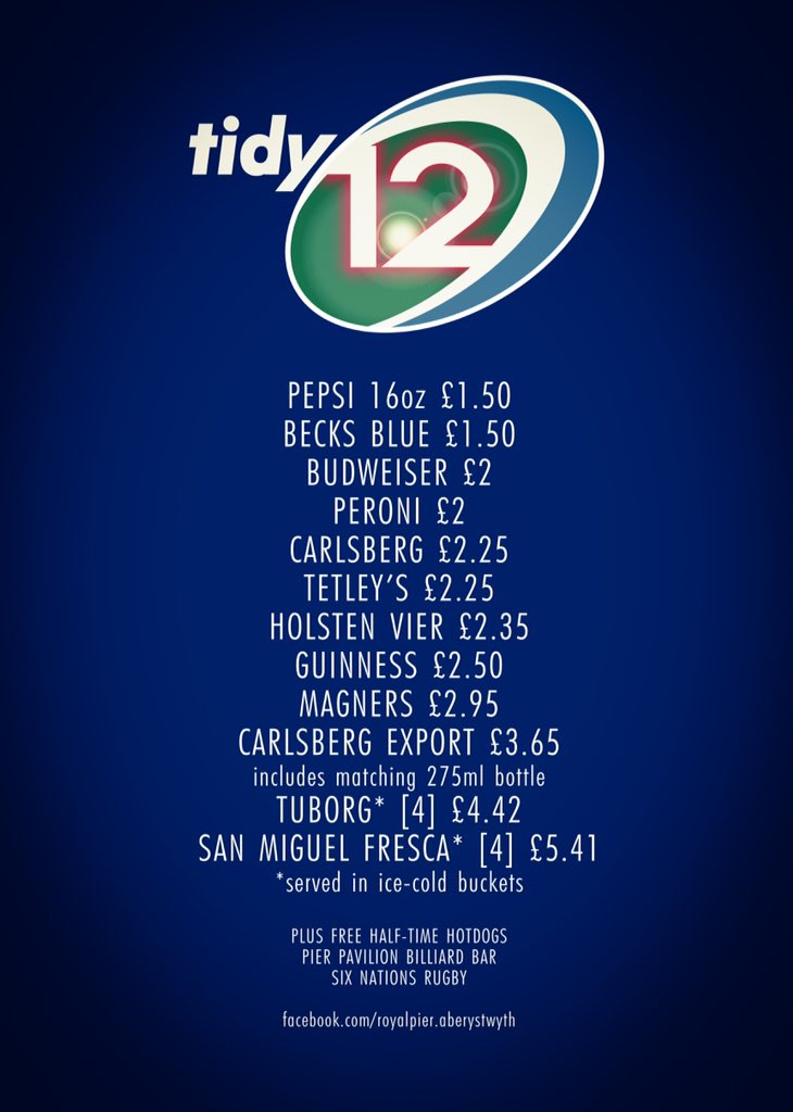 RoyalPier's tweet image. “Any tidy offers for the #RBS6Nations?”, we hear you say. Twelve to be precise. #tidy12 #FreeHotDiggityDogs