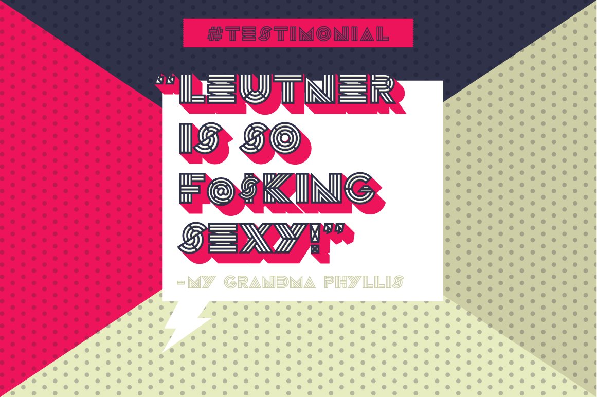 okpants's tweet photo. This Tuesday. Groundhog day. My new font Leutner arrives! https://t.co/iJK5rgznWa #LEUTNER https://t.co/YgKfHckei5