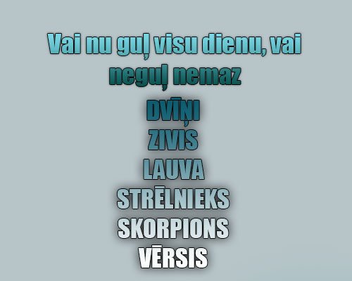 AstroZinas's tweet photo. #DVĪŅI #ZIVIS #LAUVA #STRĒLNIEKS #SKORPIONS #VĒRSIS https://t.co/yEv8w33ckh