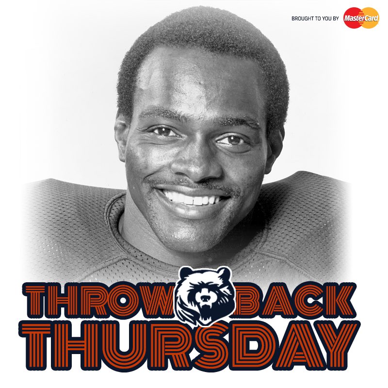 ChicagoBears's tweet photo. On this day in 1975, the #Bears drafted Walter Payton... And the game of 🏈 was never the same. 🐐 #TBT https://t.co/41287bTQDl