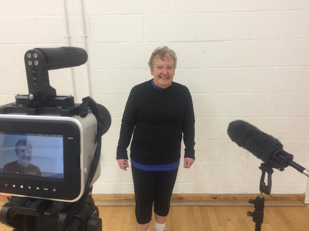 BTS #MerthyrGirlsCan filming. Get involved Lynne did #bootyshakers #interview More coming soon! Follow &amp; retweet pls