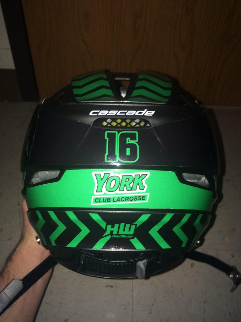 RobbieLMasters's tweet photo. Just got my sick custom York College of PA Club Lacrosse helmet in! #GrowTheGame https://t.co/hPgCjFJodc