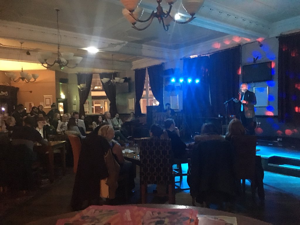 lemanieclaire's tweet photo. @ashleylister "old people sex" #SSS #ScratchSouthShore #RoyalOak alternative cabaret smashing it! https://t.co/GHH8BzBvZa