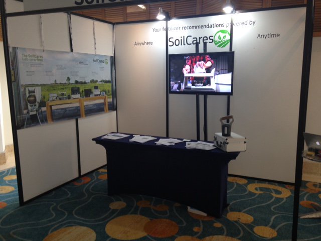 AgroCaresWorld's tweet image. At the @ArgusFMB Fertiliser exhibition in Cartagena! Come see how our #revolutionarysolutions work!