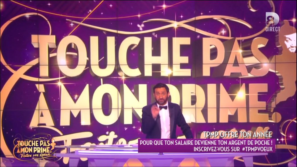 On vous offre toute une année ! Tweetez avec #TPMPVoeux !