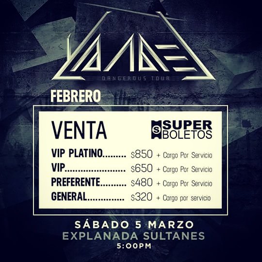 Nes_Garza's tweet photo. #YANDEL 5 de Marzo, gira #Dangeroustour en la Explanada Sultanes, No te lo puedes perder! Ultimos dias de PREVENTA! https://t.co/19Qfo8ab46