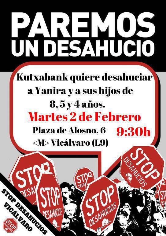 PahKutxa's tweet photo. #YaniraSeQueda no dejemos q #kutxabank eche a esta familia a la calle sin habitalidad alguna. #Stopdesahucios https://t.co/Cfg5oQzV7G