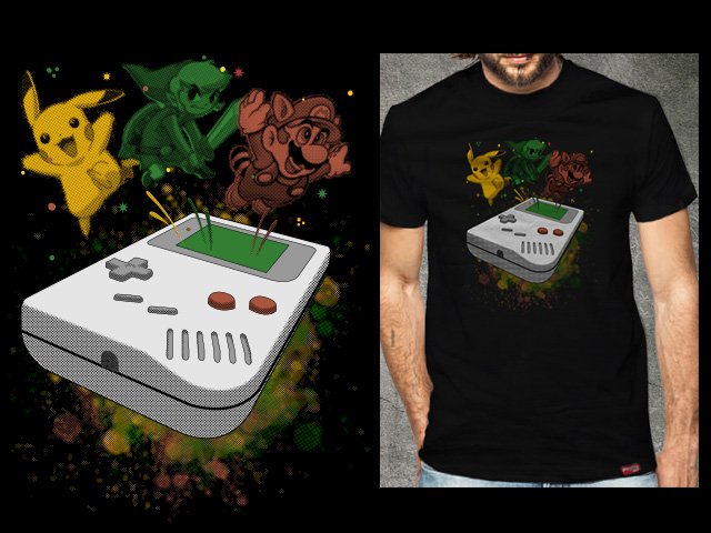 Luismi_Rivera_'s tweet photo. Diseño "Game Boy epic", puedes votarlo en #pampling si te gusta! https://t.co/Ow7MXzZnbw #tee #design #gameboy https://t.co/ik2hXLZIwk