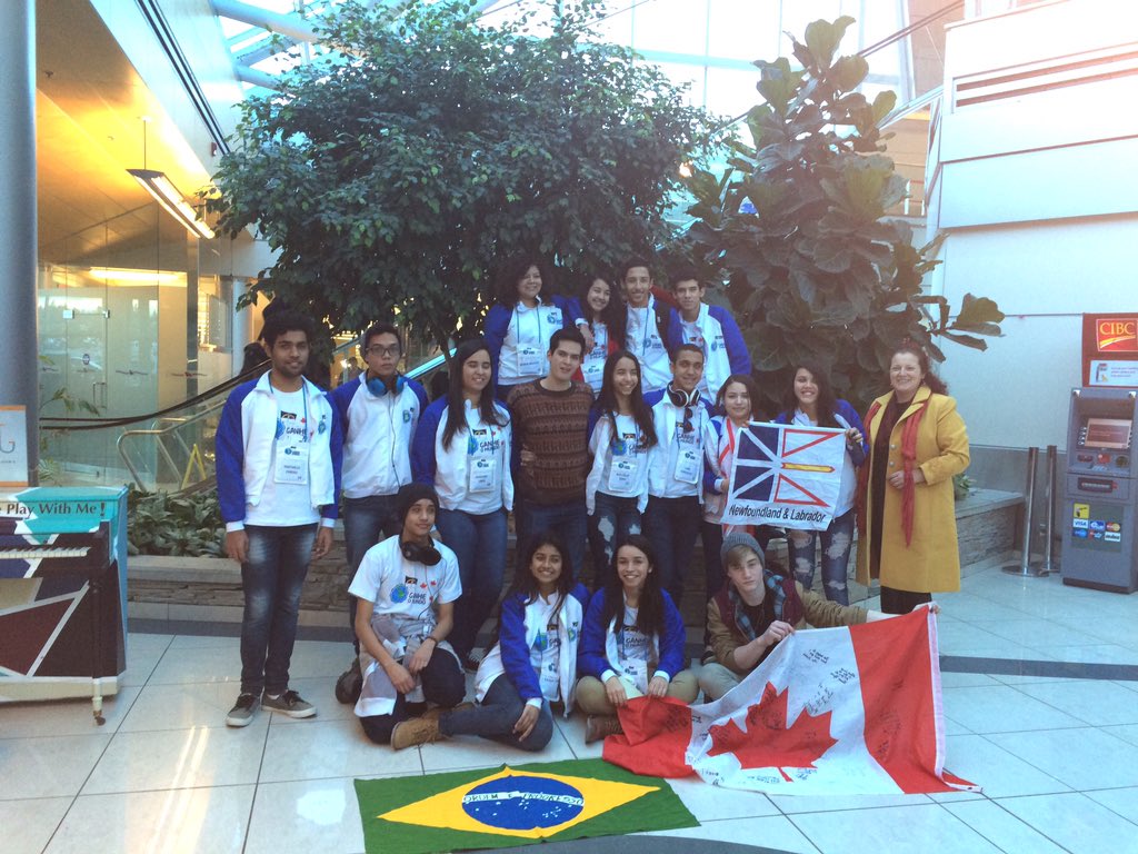 Safe travels to our Win The World students departing Newfoundland!  <a href="/governope/">Governo de Pernambuco</a> #NISEPstudents