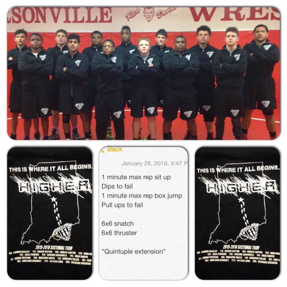 danny_struck's tweet image. black team&quot; for @tjwrestling &quot;footsteps&quot; by pop evil #tjwrestling #countonme #GCCSpride @JeffHighSports @GCCSchools