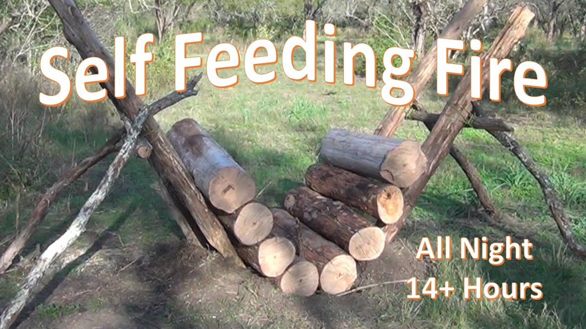 SurvivalGrit's tweet image. “How To Build A Self Feeding Fire That Lasts For 14 Hours” buff.ly/20vSRpw