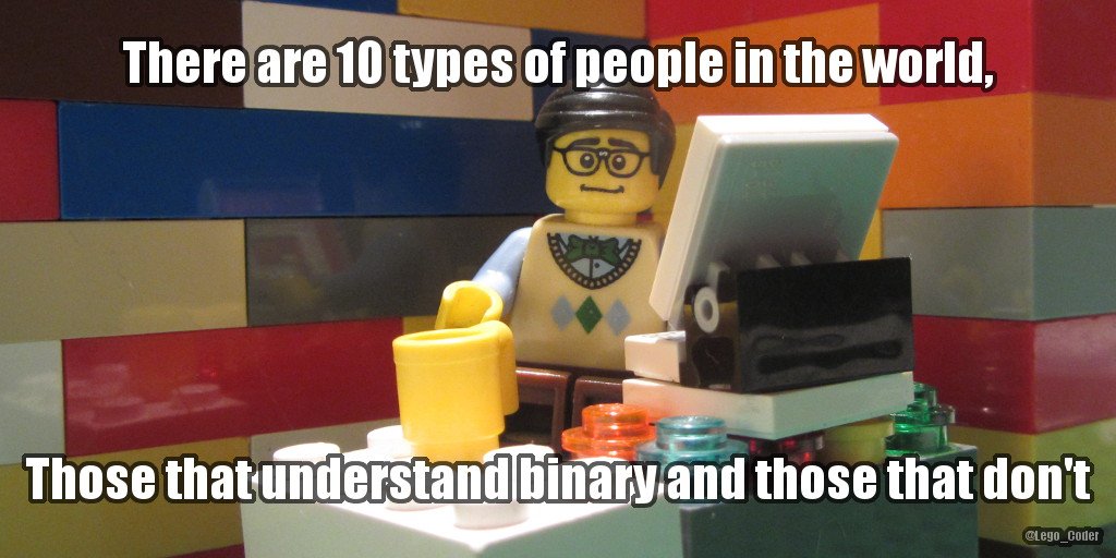 Lego_Coder's tweet image. Here&apos;s my 3rd post to celebrate reaching 950 followers. You can&apos;t beat a classic #coderjoke.