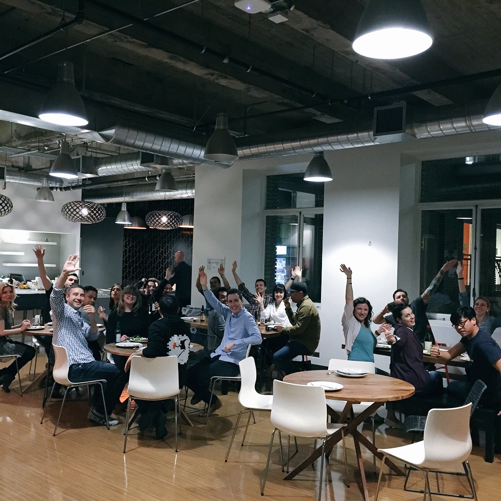 lylaoconnell's tweet photo. Marketing team dinner last night at @NitroHQ #dreamteam #marketing #lifeatnitro https://t.co/rTg63YeL8O