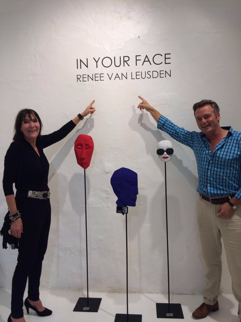 ReneevanLeusden's tweet photo. Proud and happy! #inyourface @janroycegallery is open now #capetown #modernart https://t.co/dpFHeYn9kW