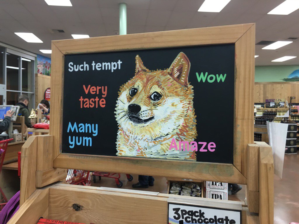 Seen in an Oakland Trader Joe's. Love it!