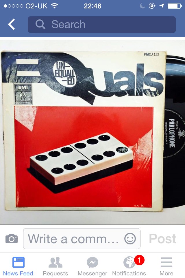 DervGordon's tweet photo. The Equals South African Album Cove. Could not use the multi racial group cover. How sad!! https://t.co/3scY9HPQvS