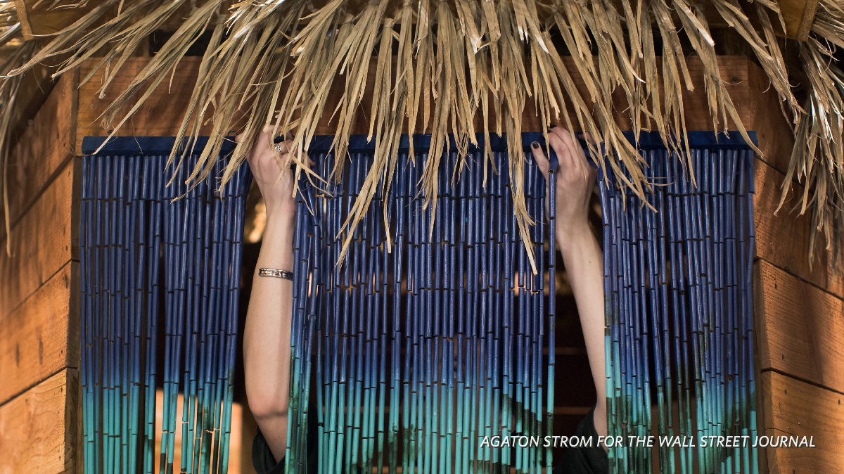 Behind the beaded curtain of ‘The Grand Paradise,’ latest work by <a href="/TRPNYC/">Third Rail Projects</a> on.wsj.com/1PJbAMt <a href="/agatonstrom/">Agaton Strom</a>  pics