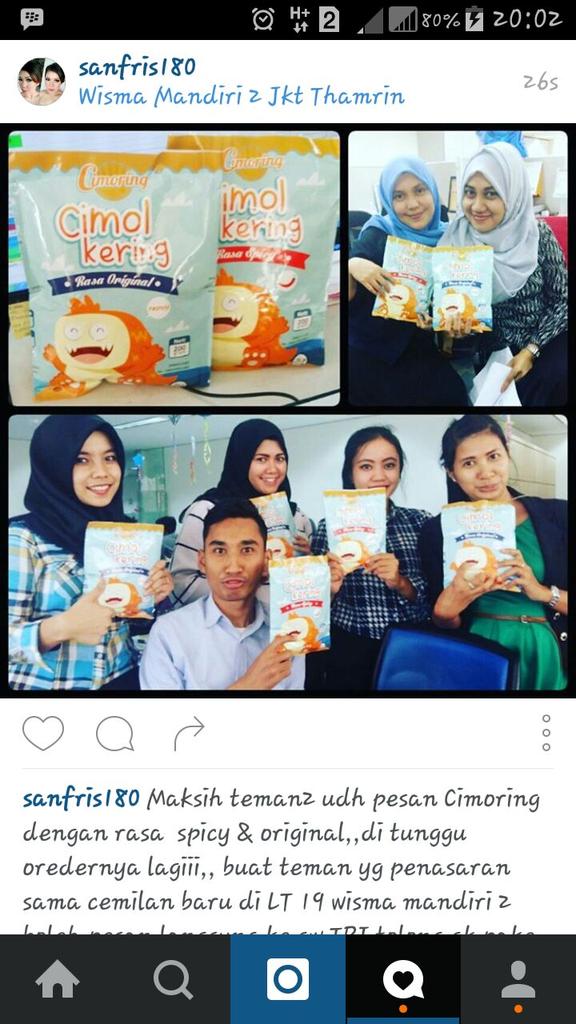 Happy Friday Happy Cimoring 😄
#KetagihanCimoring #DistributorCimoring #JuraganCimoring #CemilanHits #PecintaCimoring