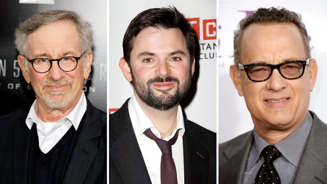 THR's tweet photo. Novice screenwriter on selling #BridgeOfSpies (his first script) to Steven Spielberg https://t.co/MP96PrgroI https://t.co/InO2wOGeYC