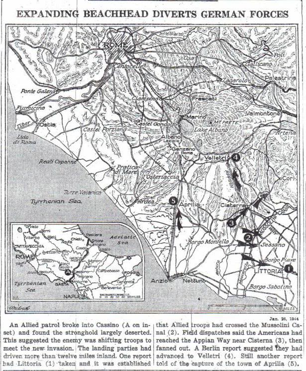 RealTimeWWII's tweet image. Allied armies have ground to a halt at Monte Cassino, &amp;amp; Anzio beachhead has failed to distract Germans as hoped.