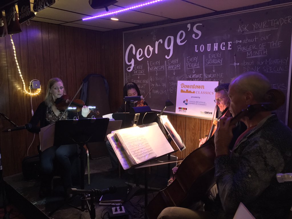 wilkinskid64's tweet image. #downtownclassics with @CSOrchestra tonight @GeorgesLounge in @VisitCanton -amazing!! J @CantonArts #cantstopcanton