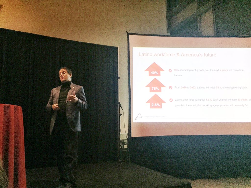 ALPFACharlotte's tweet photo. #ALPFA CEO, Charlie Garcia, on the Latino workforce and the future of America #ALPFACLT https://t.co/rQpCmMcva5