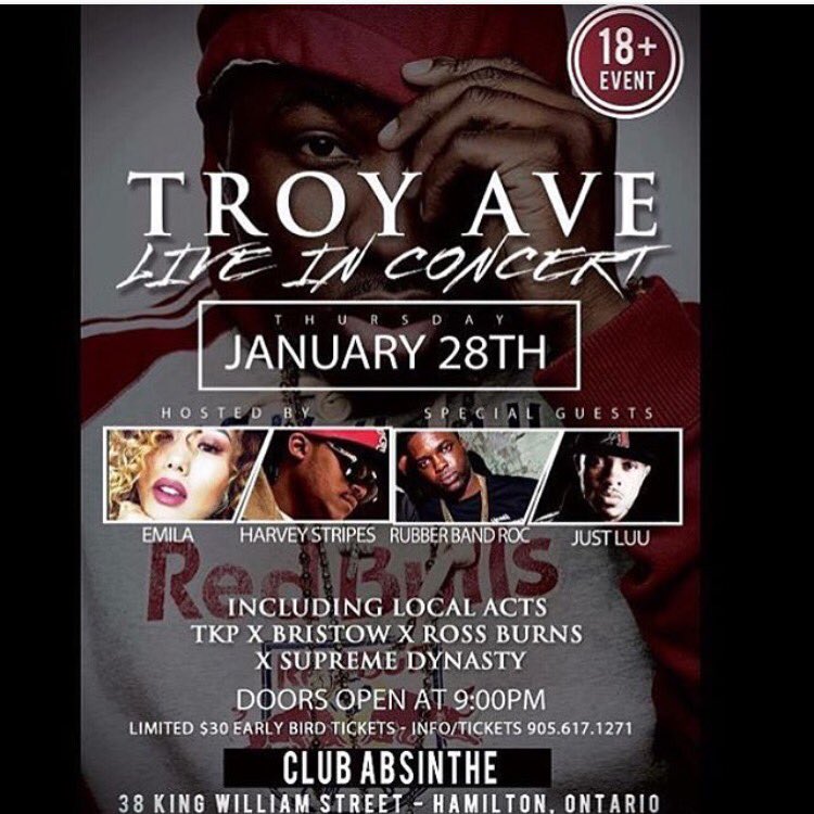 bsbdirty's tweet photo. See bro @TroyAve tonight @ Club Absinthe in #HamiltonOntario tickets only $30 ❗️🇨🇦  #BsbCanada #Bsb #TroyAve https://t.co/z0hMWV329T
