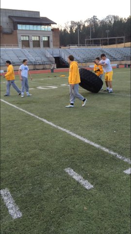 BSC_MLax's tweet photo. A little early morning tire flip to start the day off #BSCMLAX #BeTheBest https://t.co/5hRbQMkNCl