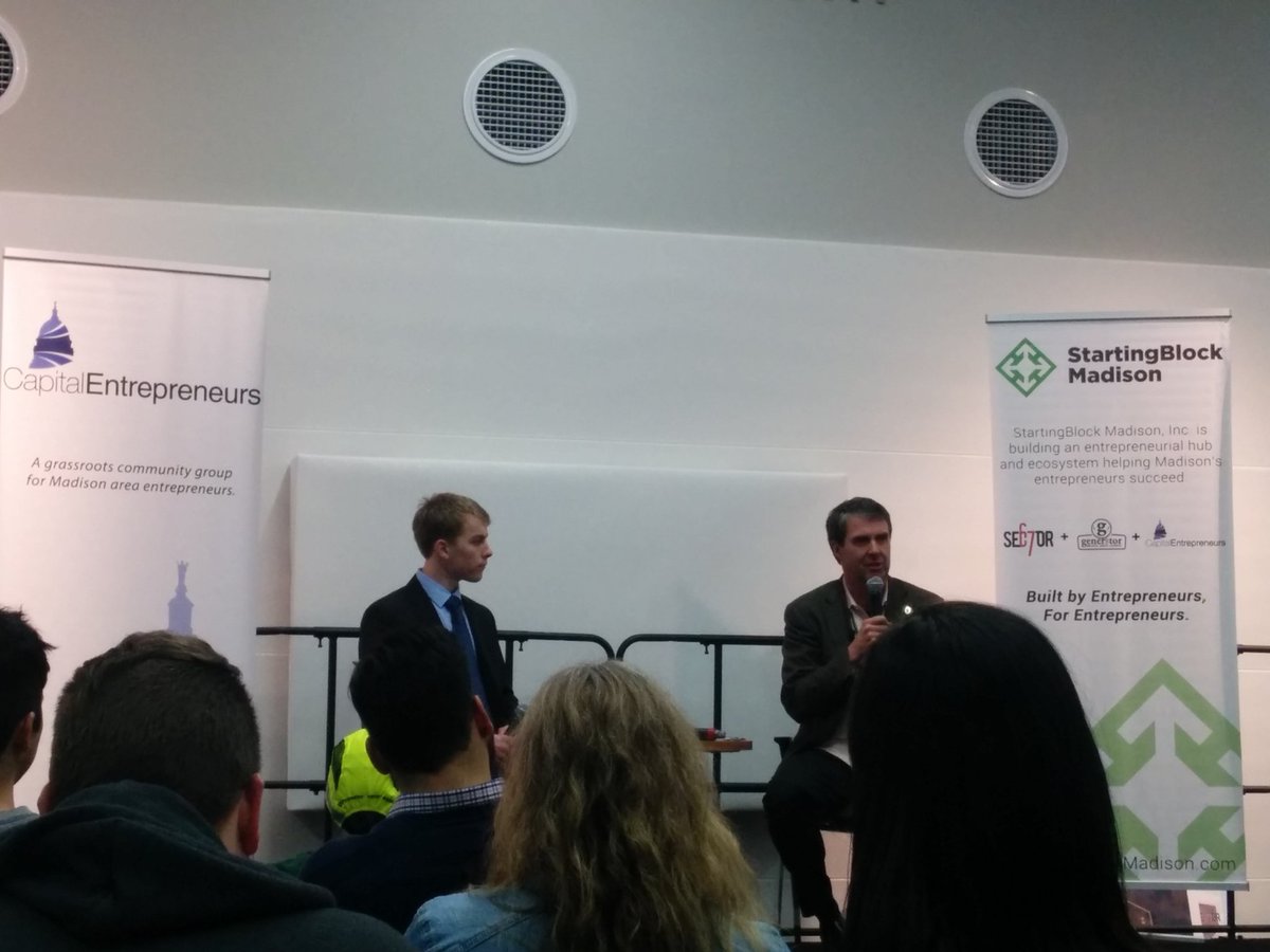 Robbie Bach, former Chief Xbox Officer at Microsoft at <a href="/StartupGrindWI/">StartupGrindMadison</a> watch it here 100state.com/live