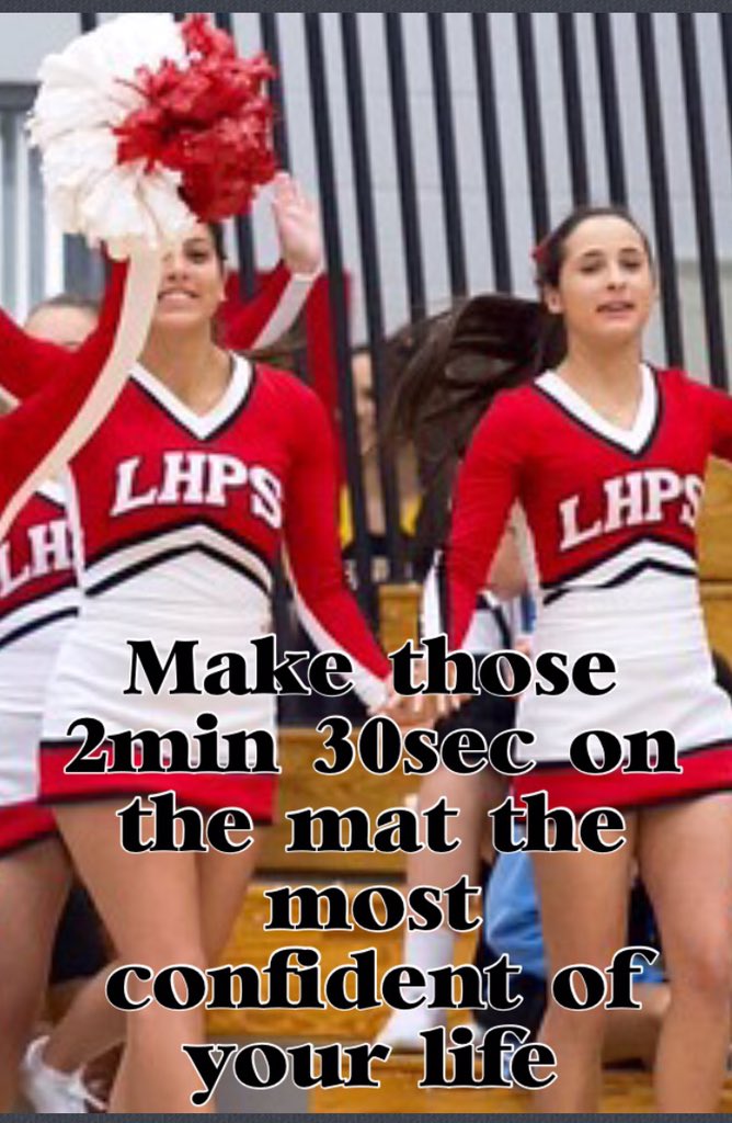 LHP_Cheer's tweet image. Good Luck Tmrw girls! We're so proud of your accomplishments and we look forward to the future...#leaveitonthemat