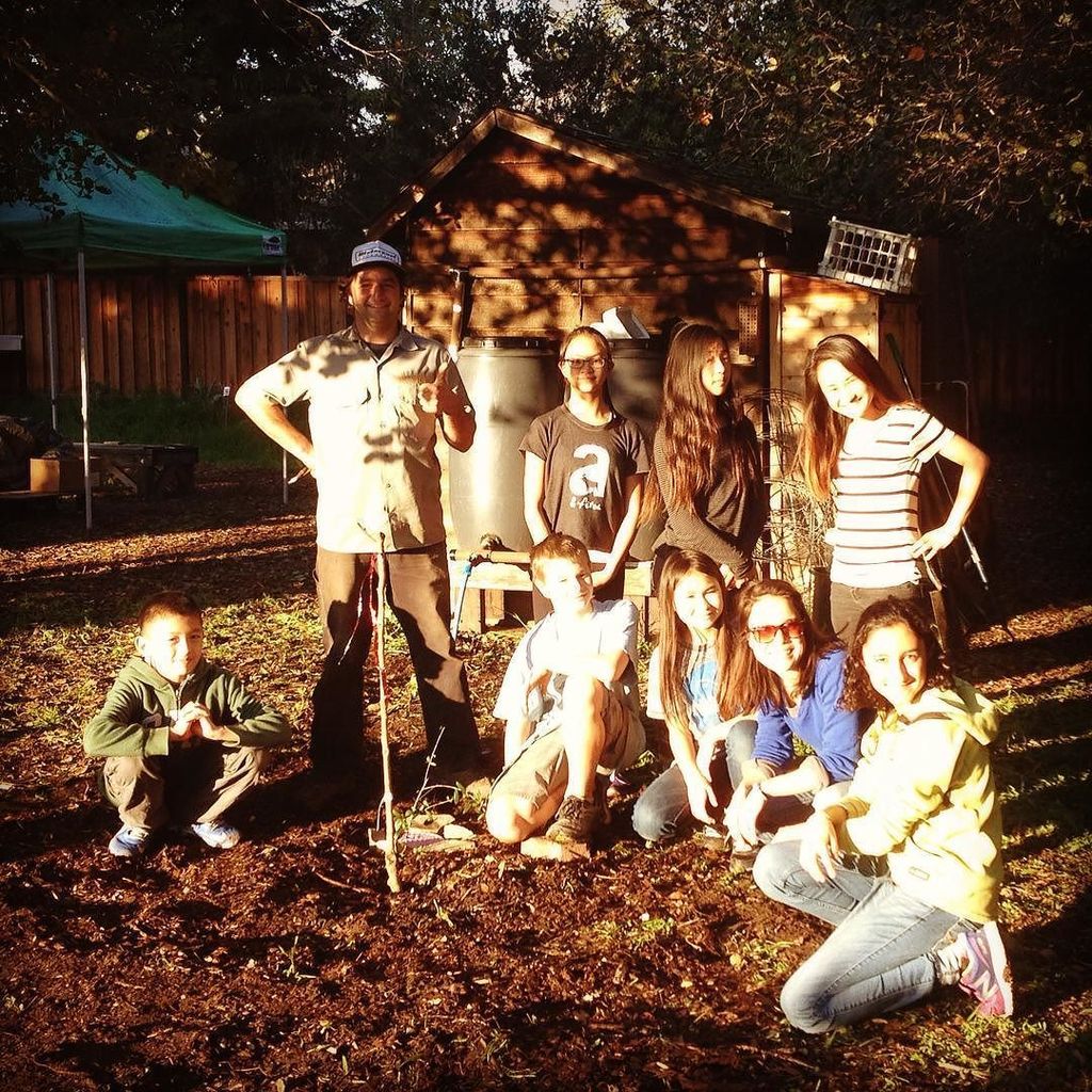 Thank you <a href="/baymaples/">Bay Maples</a> <a href="/YCSservingyouth/">Youth Community Service</a> for setting up some #rainwater irrigation!