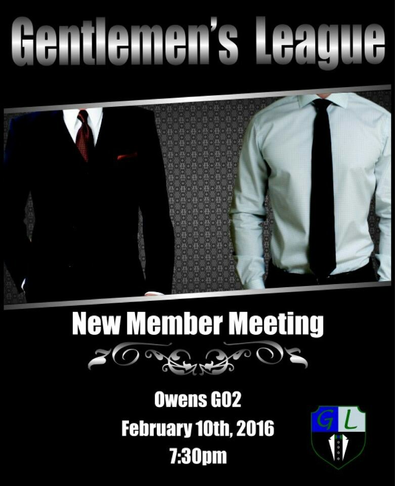 GENTSLeagueWU's tweet photo. New Member Meeting! If you're interested in the Gentlemen's League, come see what we're about! https://t.co/jfkvm8ywCQ