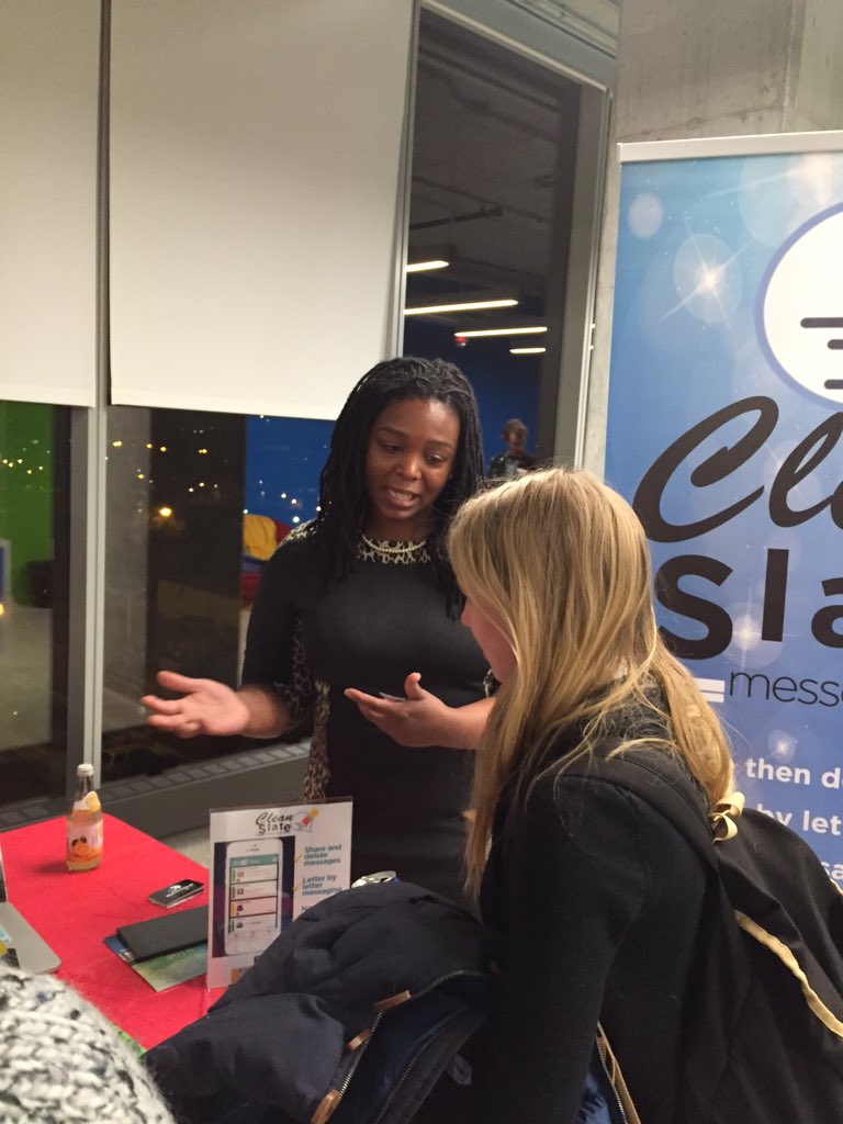 blacktechmecca's tweet photo. @CleanSlateApp info table #SBTE2016 https://t.co/myH2vmwDvl