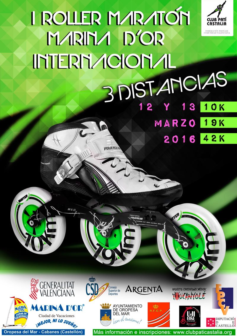 I ROLLER MARATON MARINA D'OR INTERNACIONAL @MarinadOr <a href="/Oropesa_del_mar/">#OropesadelMar</a>
