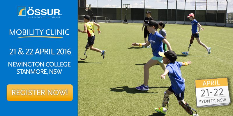 Limbs4LifeInc's tweet photo. Registrations for the Australian #Össur #MobilityClinic are open - https://t.co/jm5uDHMl2X #amputee #limbdifference https://t.co/79i9zkZrDH