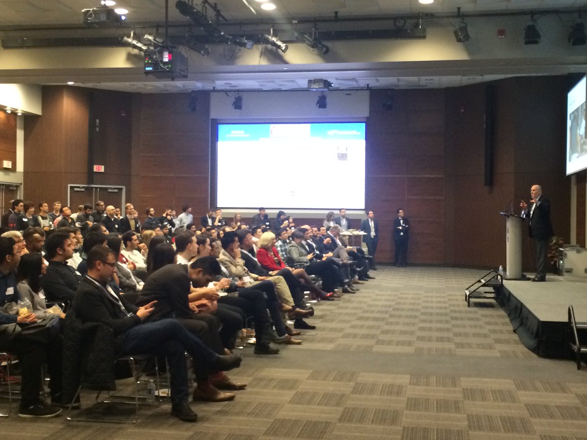 UofT_YoureNext's tweet photo. @JohnDathan Speaking to a wonderful crowd tonight at the summit! Thank you for coming! #SCE16 https://t.co/nVvM5uWdr0