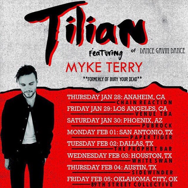 thisgravityband's tweet photo. Playing San Antonio, Dallas and Oklahoma dates of this little run with Tilian of Dance Gavin Dance, come see us! https://t.co/01tUfrTZm1